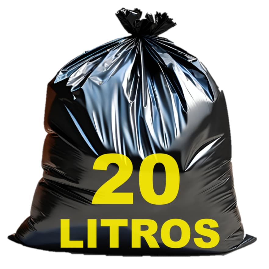 Saco de lixo 20 Litros pacote com 100 ou 50 unidades direto da fábrica