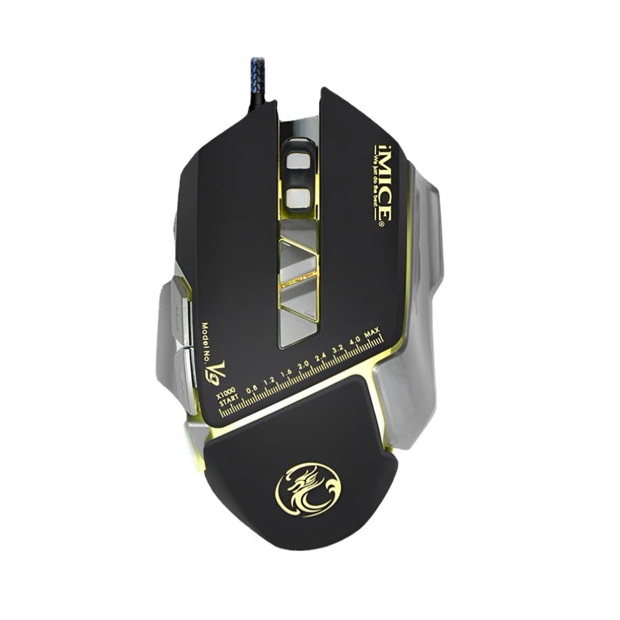 Mouse gamer para jogo computador USB LED laser Botões Profissional