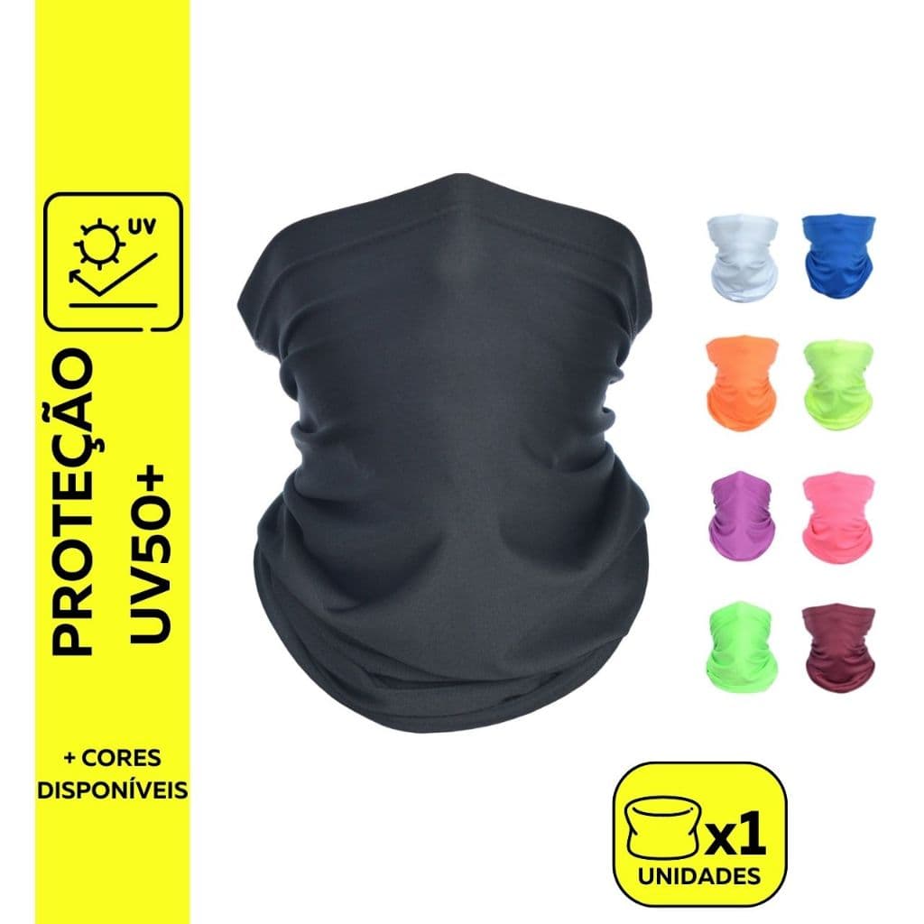 Bandana Tubular Unissex Ciclismo Corrida Balaclava Gorro Snugg Proteção UV50+ Fitness Academia Snugg