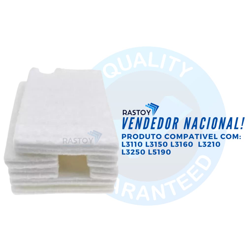 Feltro Almofada Esponja Absolvente para Epson L3100 L3110 L3115 L3150 L3250 L3160 L5190 L5290