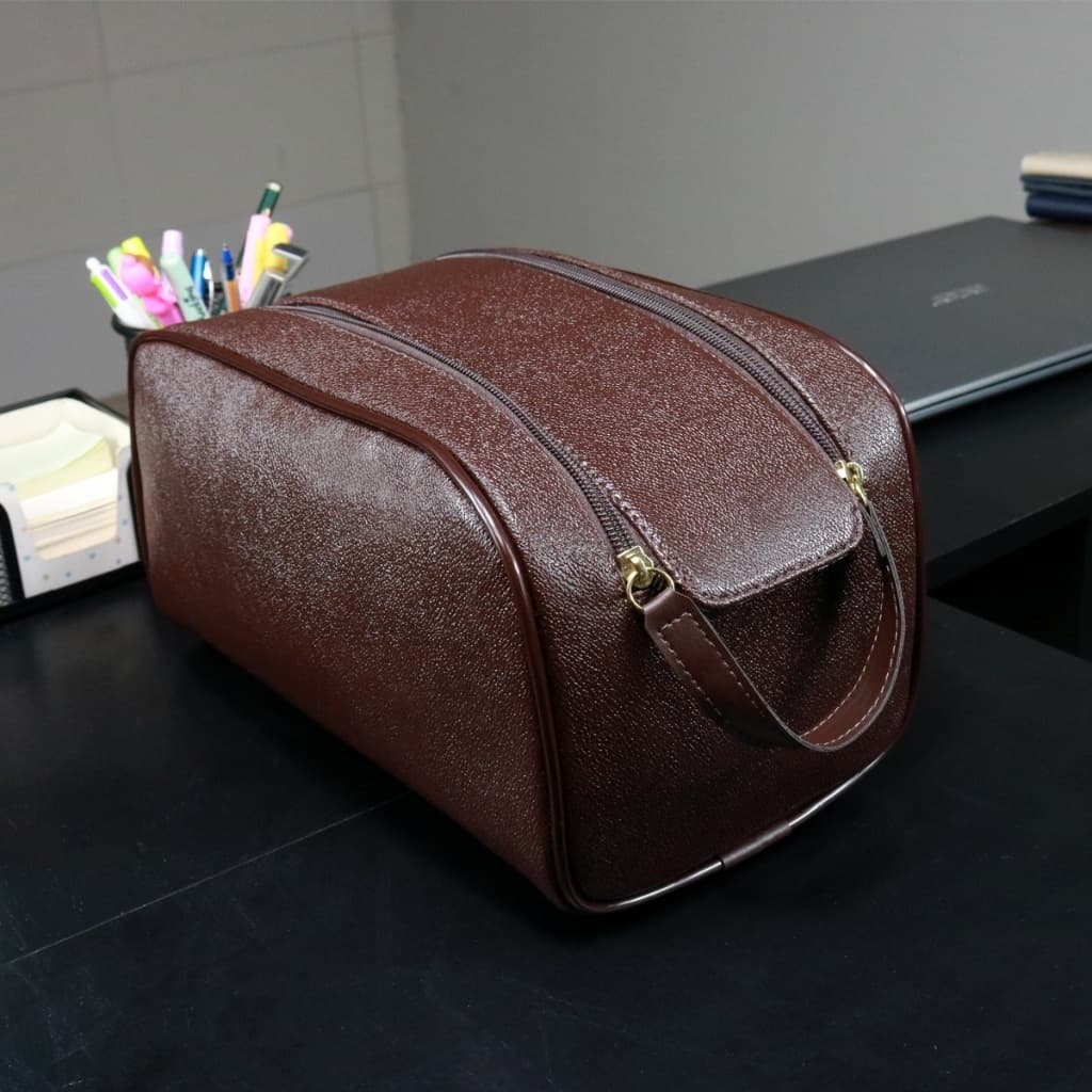 Necessaire Grande Bolsa de Mão Lisa Organizadora Unissex Original Torontos Promoção