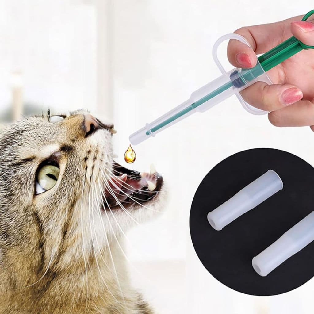 Aplicador De Comprimidos remédios Alimentador Pet Seringa Para Cães e Gatos