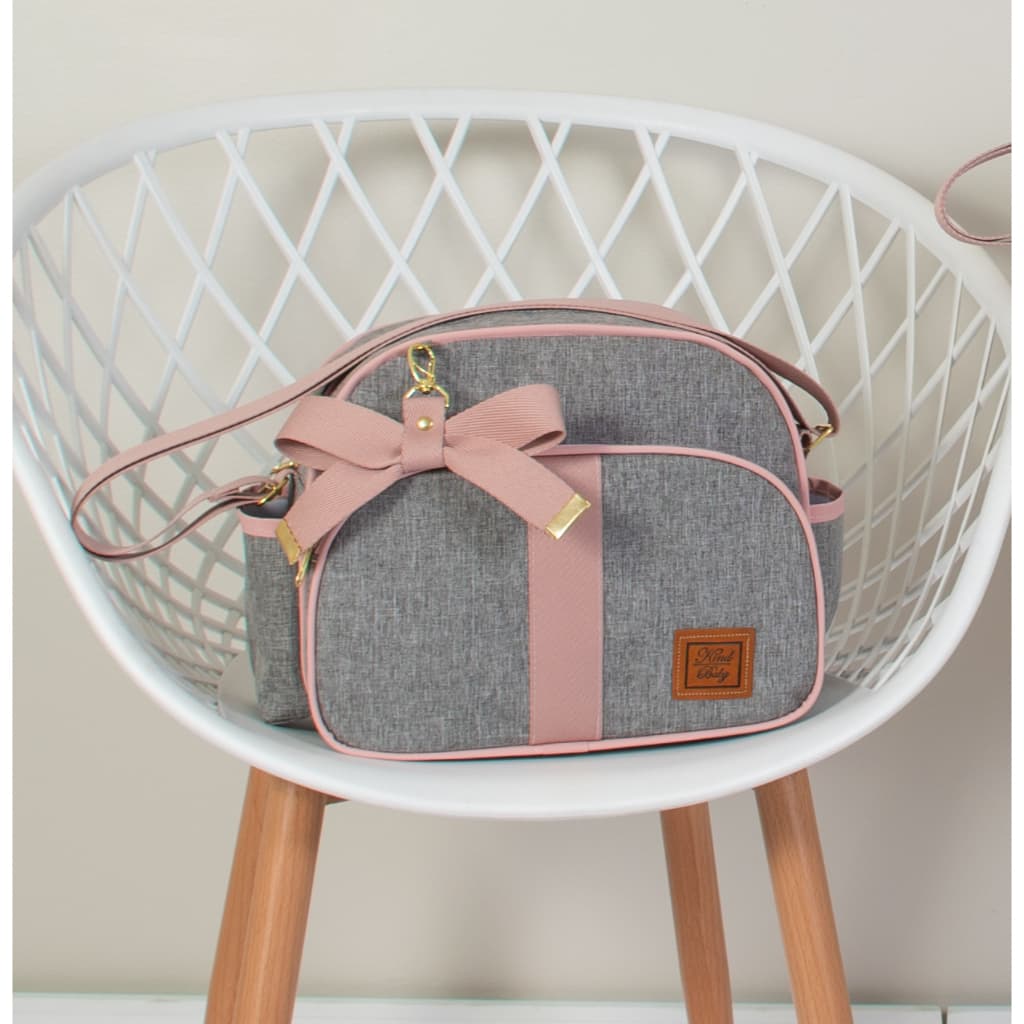 Bolsa Maternidade Com Laço Bebê Menino Menina Passeio