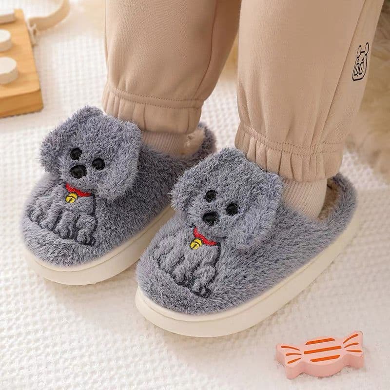 Pantufa de Ursinho Chinelo De Casa Feminina Menina Pelúcia Confortável Inverno infantil