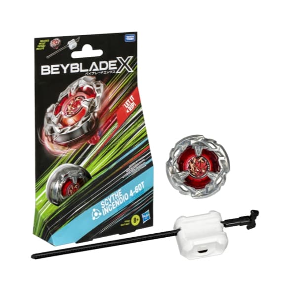 Beyblade Xtreme Scythe Incendio & Lançador - Hasbro F9583
