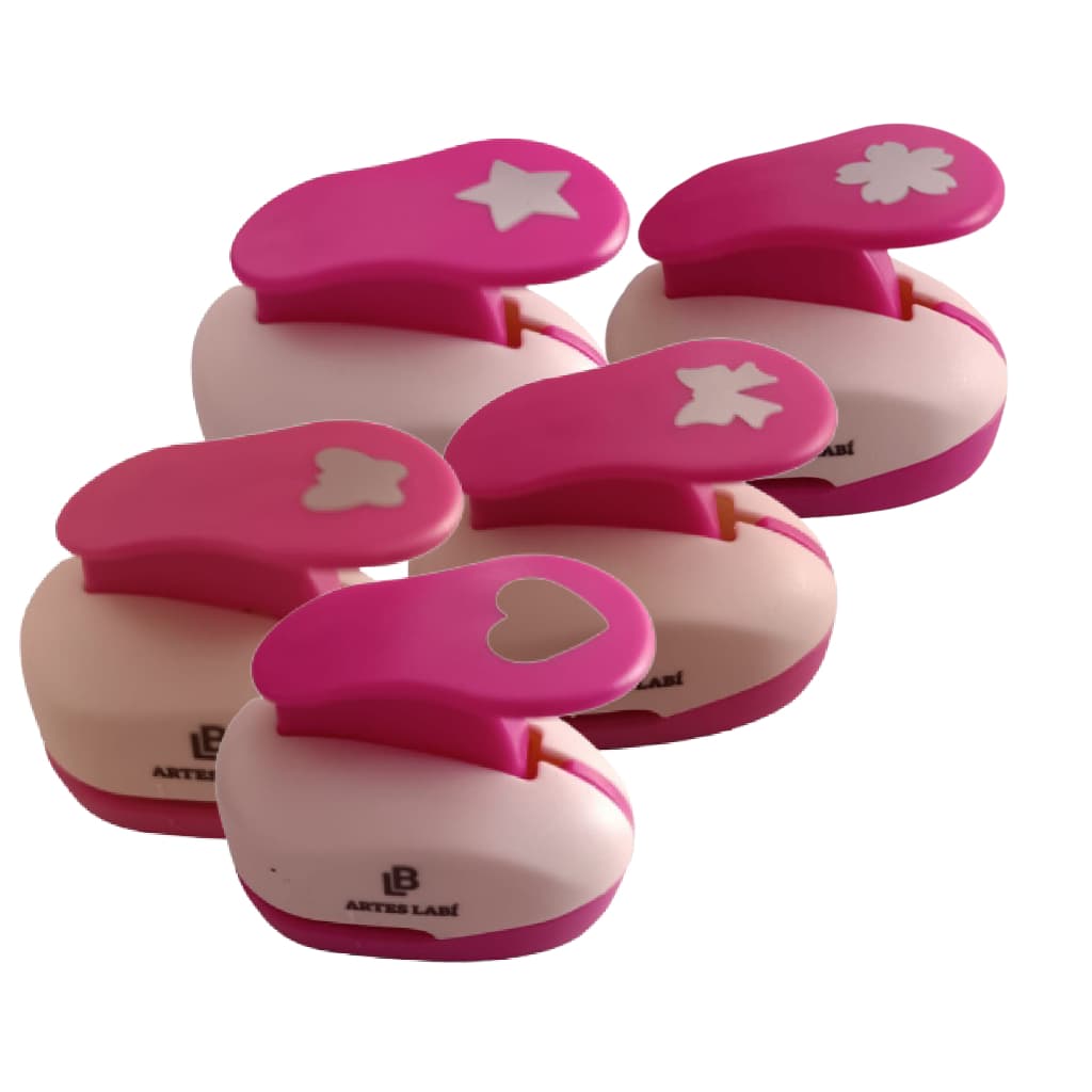 Kit 5 furadores de EVA e papel kit contém 5 modelos da foto 16mm