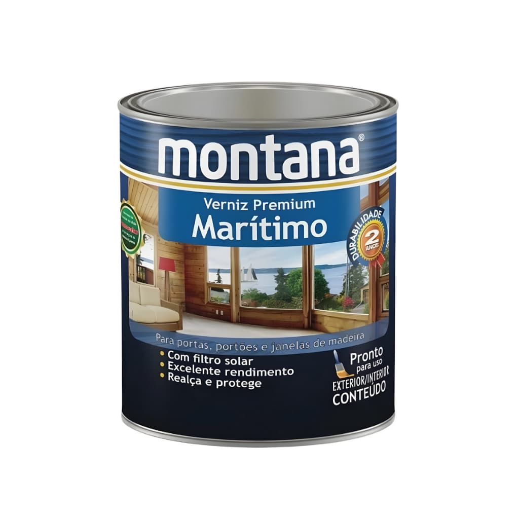 Verniz Marítimo Premium Natural 900 Ml Montana