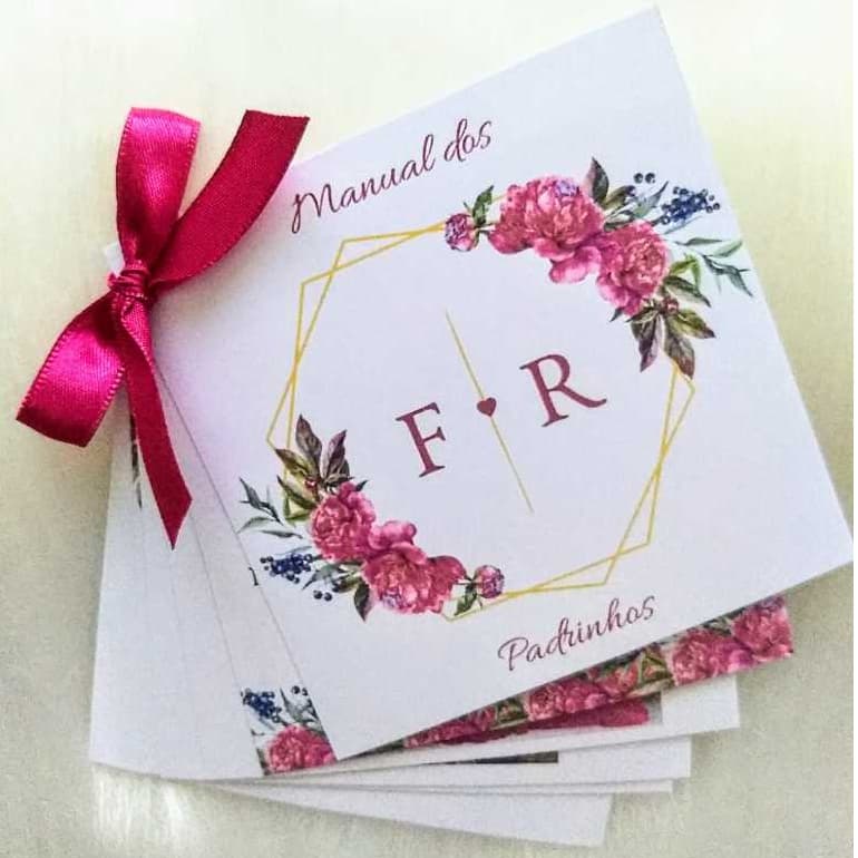 Manual dos Padrinhos - Letras Iniciais - Casamento