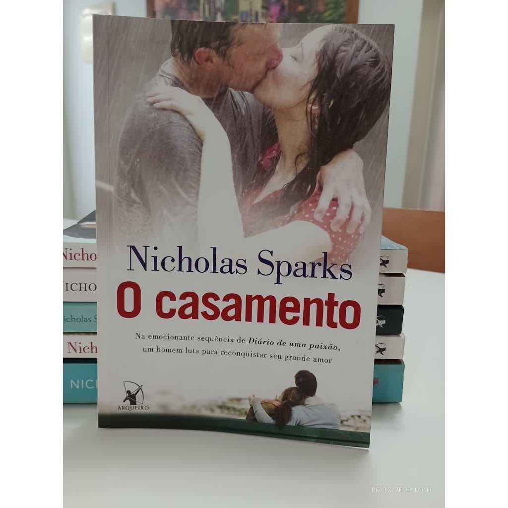 Livros de Nicholas Sparks/ Romances de Nicholas Sparks/ Literatura estrangeira