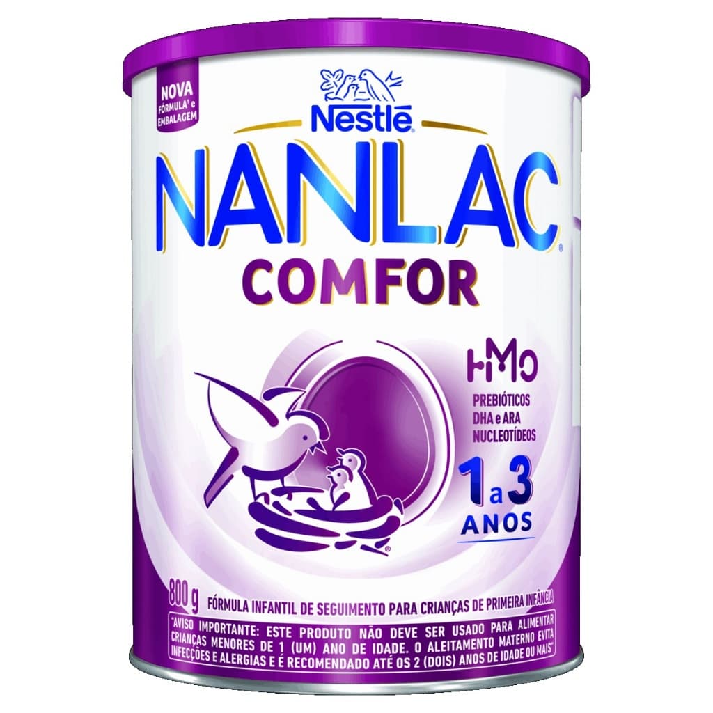 Nanlac Comfor 1 A 3 Anos Lata De 800g Nestle