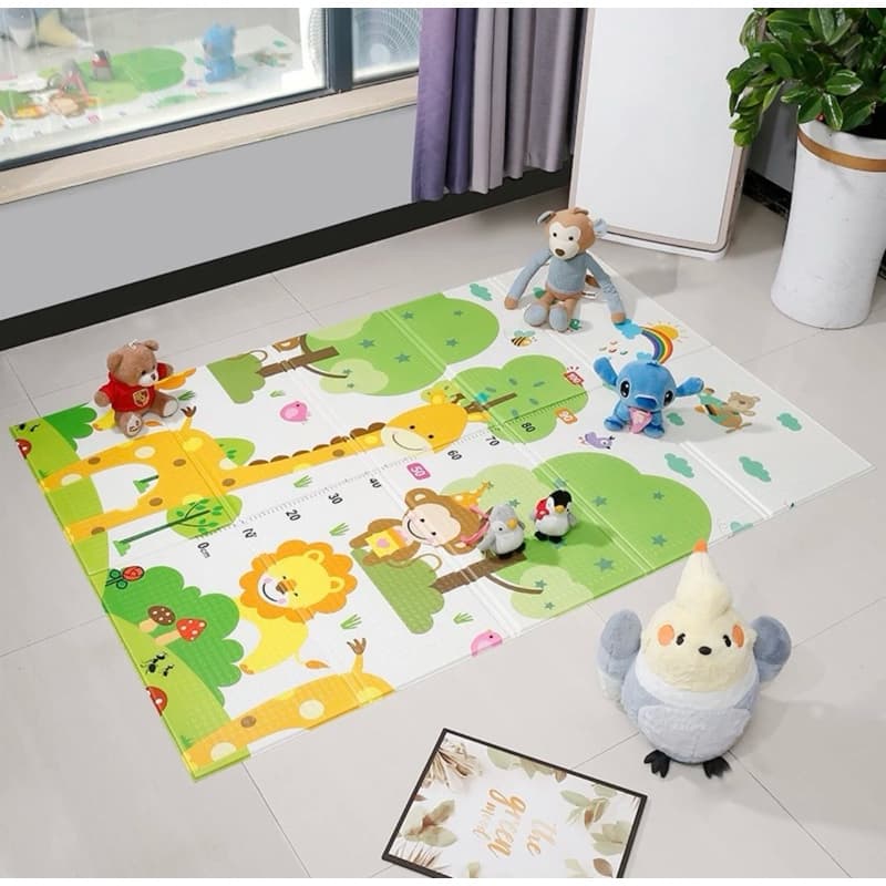 Tapete de Atividades Térmico Infantil Emborrachado Educativo Bebê Crianças Tatame Dobrável