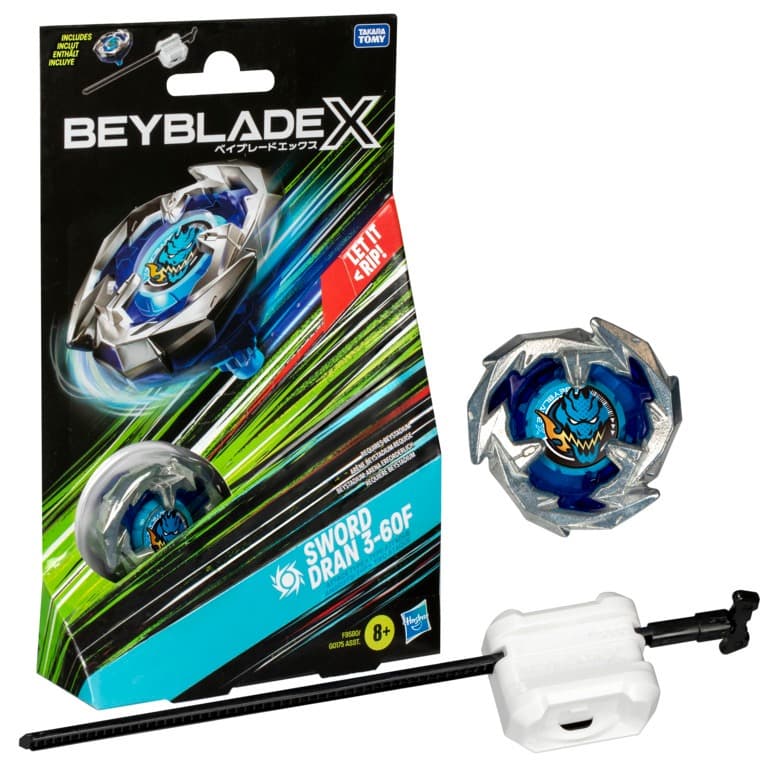 Beyblade X Sword Dran & Lançador - Hasbro F9580