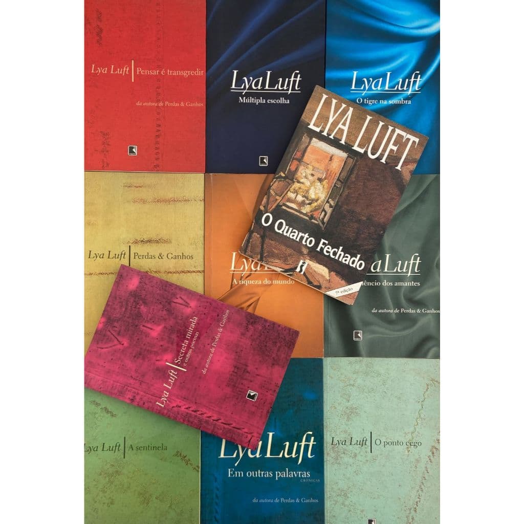 Lya luft (multipla escolha- perdas e ganhos- pensar é transgredir, secreta mirada, a sentinela.....)