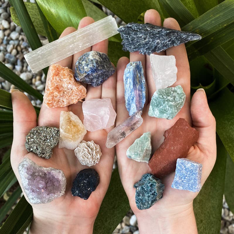 KIT DE CRISTAIS - VOCÊ ESCOLHE SEU KIT - Pedras Brutas Naturais