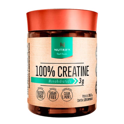 Creatina 100% (Creatine 120 Caps) Nutrify