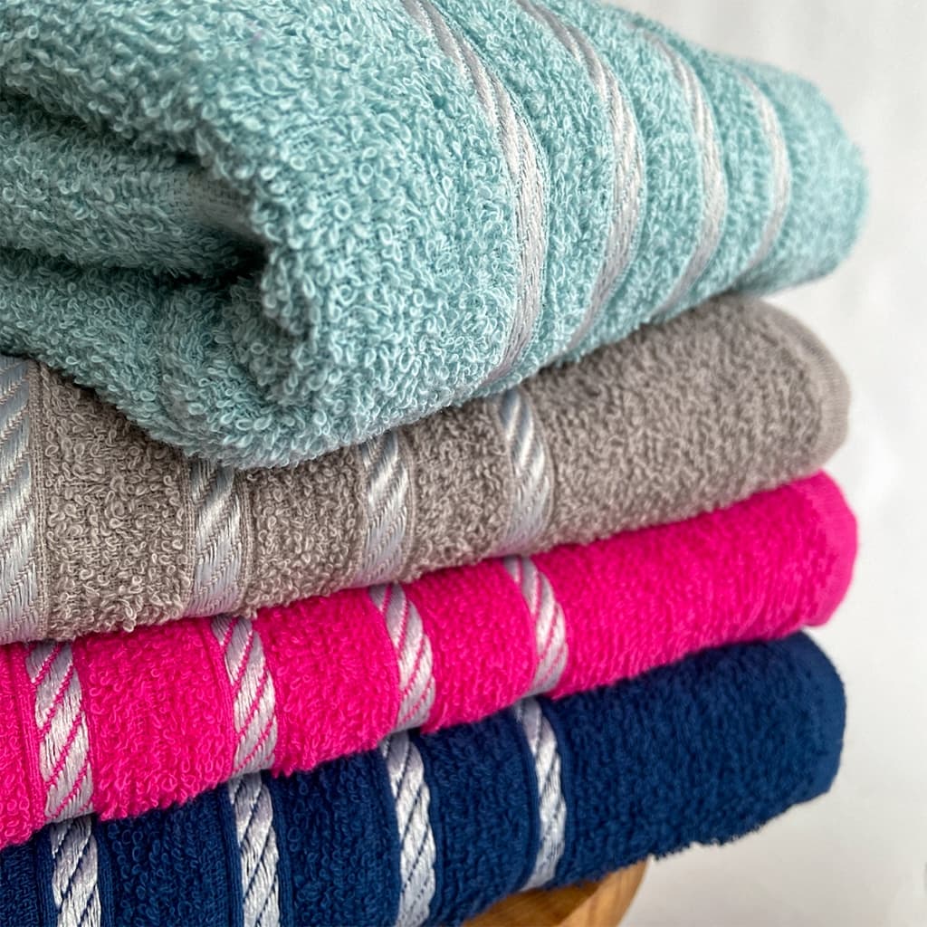 Kit 5 Toalhas 100% Algodão Grande Macia Várias Cores Luxo Toalhas de Rosto