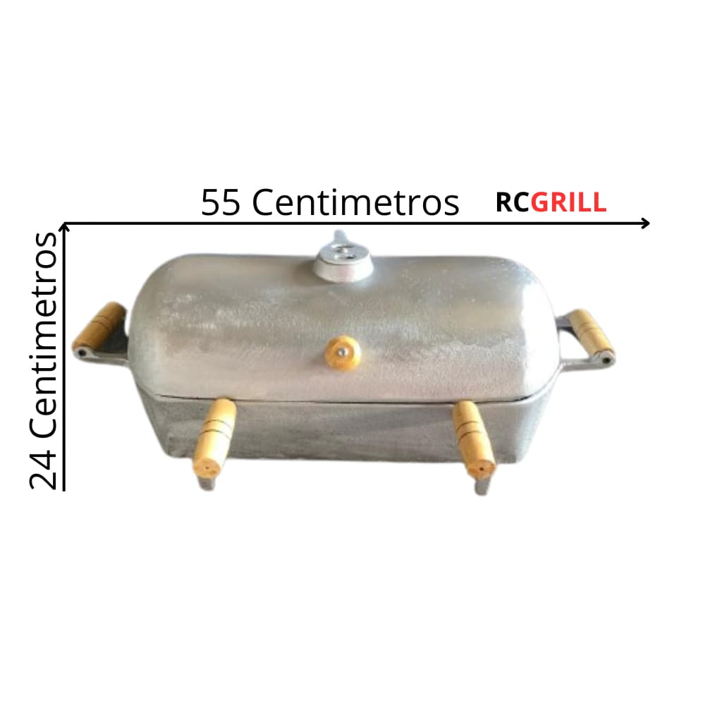 (QUEIMA DE ESTOQUE) Churrasqueira de Alumínio para Casa e Camping - Alta Qualidade
