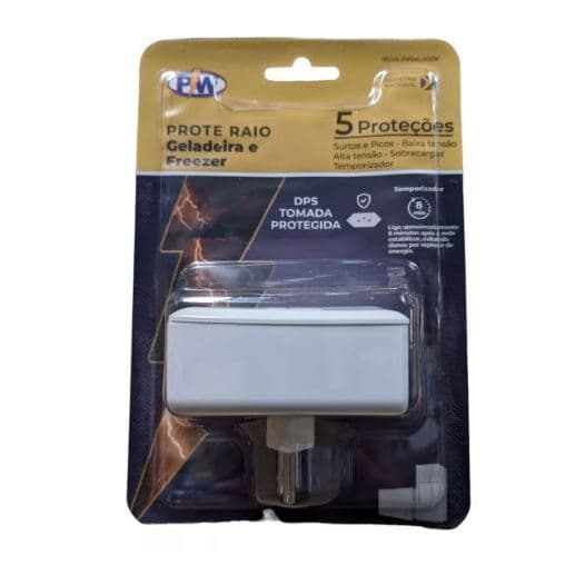 Protetor De Raio Para Geladeira/freezer 127V 10A 1270W Pw Prote Raio