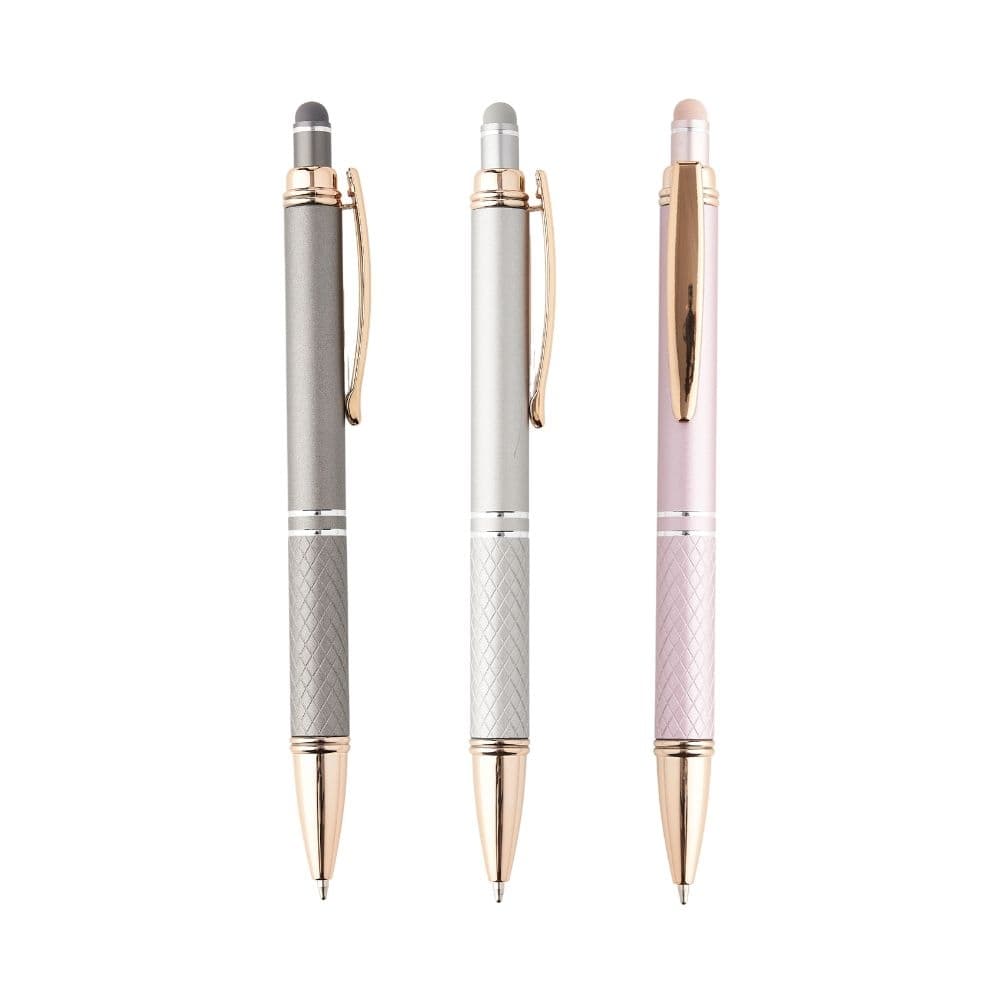 KIT 5 Canetas Metálicas Touch