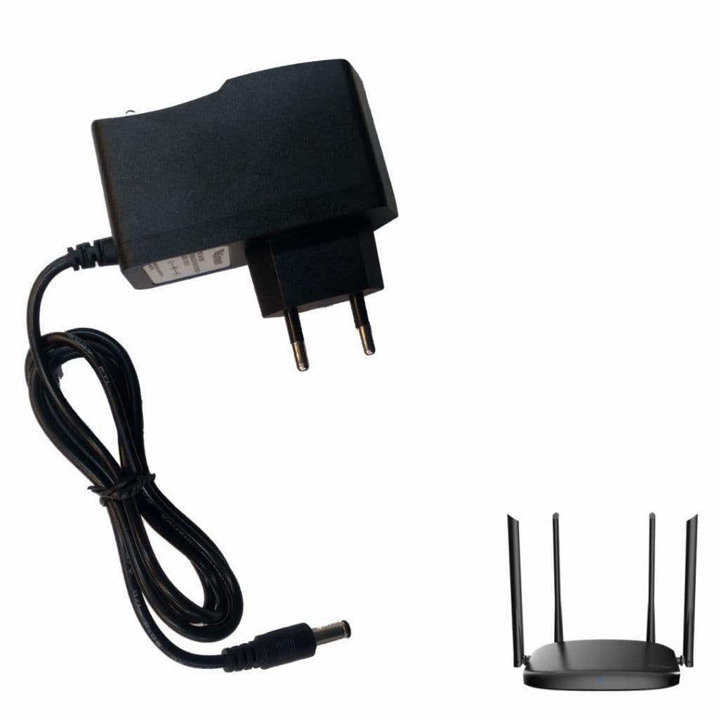 Fonte Específica Para Roteador Multilaser RE015 ( Cabo de Força / Cabo de Energia / Carregador )  - R979