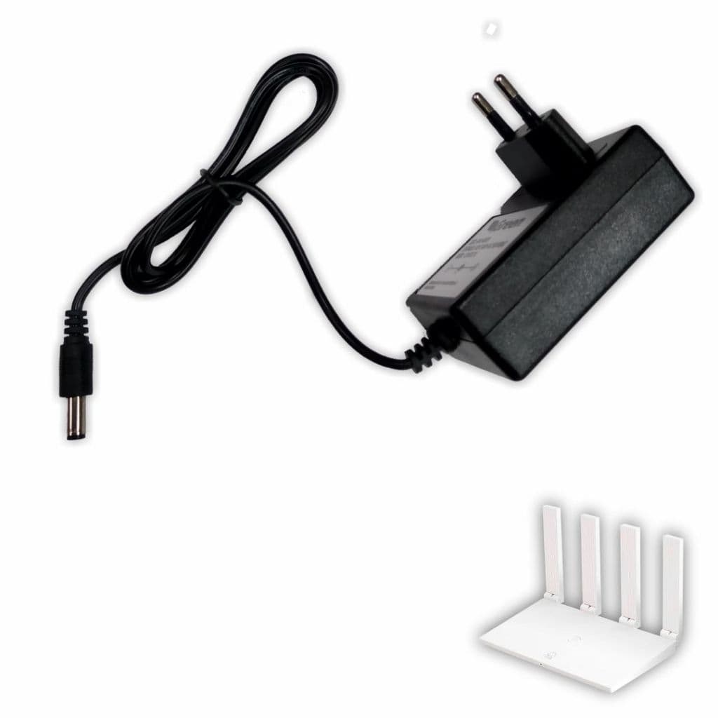 Fonte Para Modem Roteador WS5200 V2 Huawei ( Cabo de Força / Cabo de Energia / Carregador )  - R980