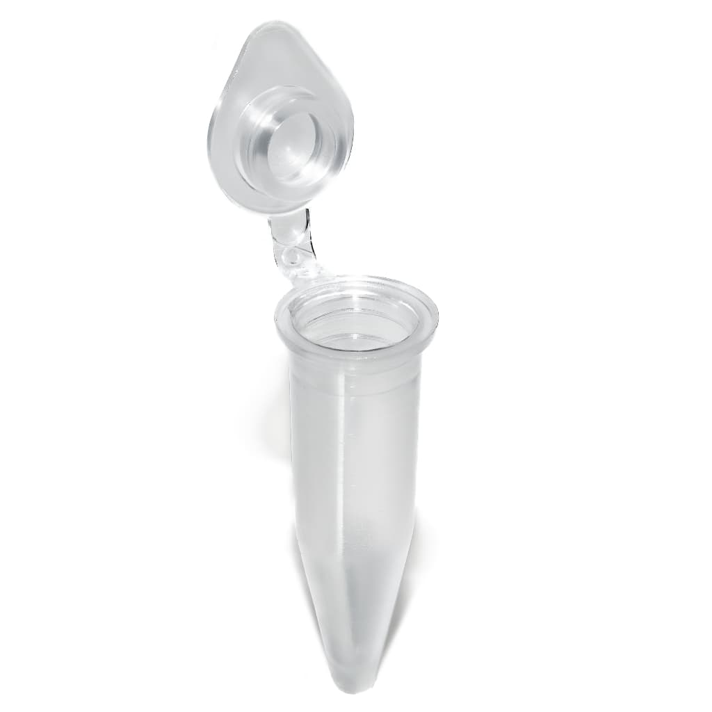 Microtubo Fundo Cônico 0,9ml Interno 1,5 Externo Neutro Pacote Com 1000 Unidades