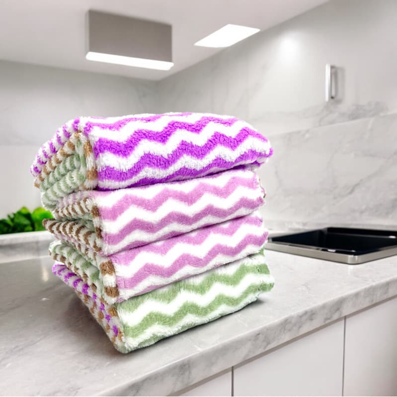 30x30cm P004 Super Absorvente Microfibra Pano De Cozinha Toalha De Limpreza Doméstica Durável Macio