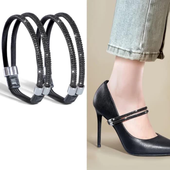 Cadarços Decorativos Ajustáveis no Tornozelo Para Todo Tipo De Salto e Sapato feminino