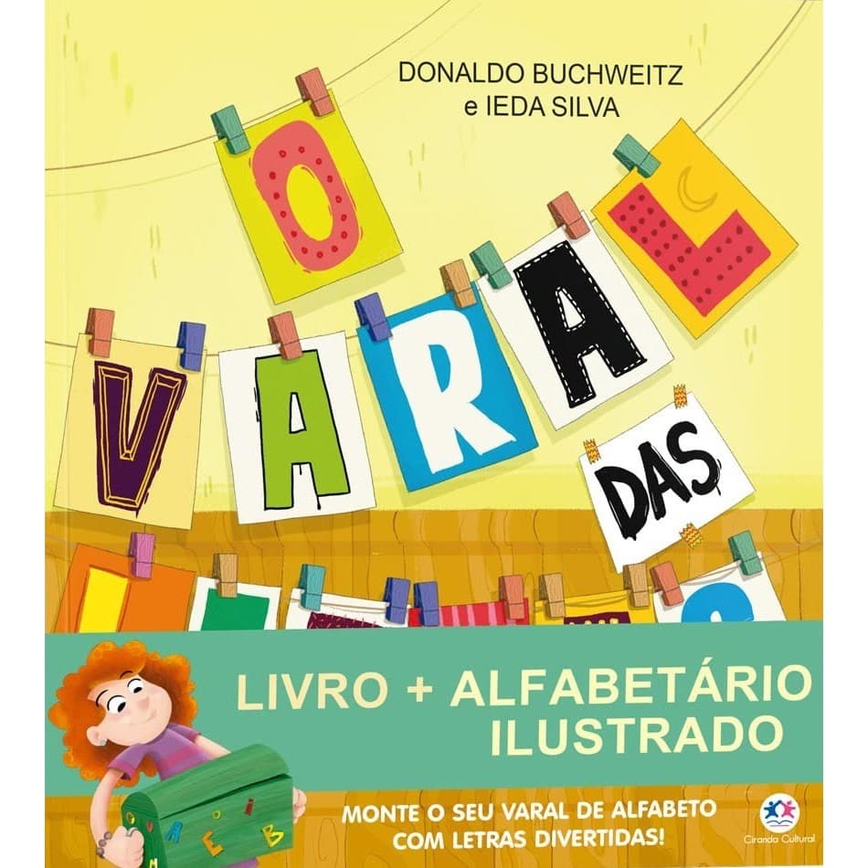 O Varal das Letras - Livro + Alfabetário Ilustrado