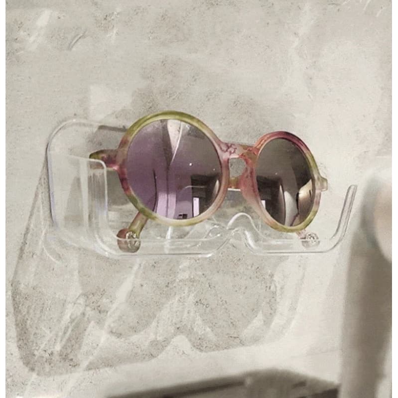 Organizador Suporte Adeviso Transparente De Óculos Decorativo Parede
