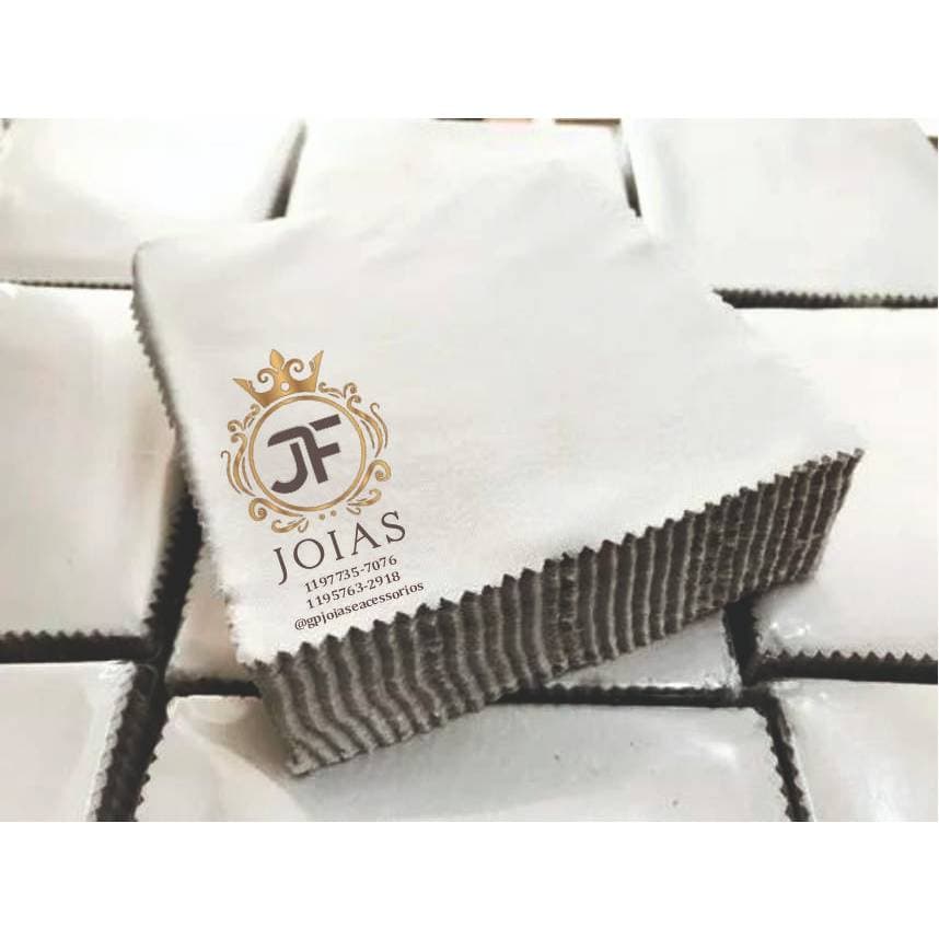 Flanelas Personalizadas 12,5x12,5 Microfibra Para oculos, Joias, Limpeza sem risco