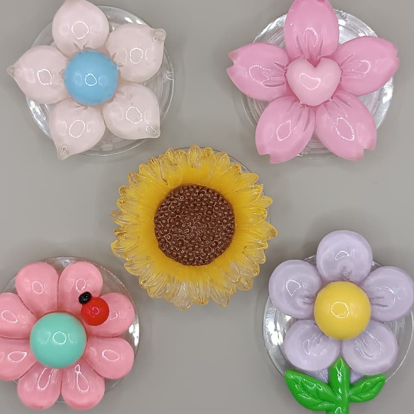 Suporte de Dedo para Celular Florzinhas Grip 🌸