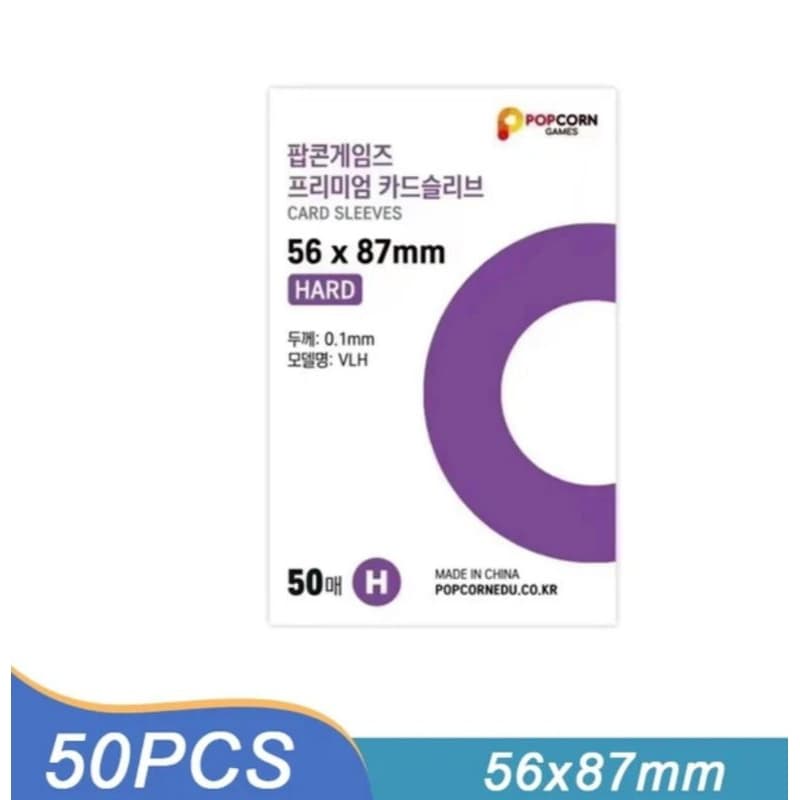 Card Sleeves Popcorn games-KPOP  Plastico p/ proteção de cartas jogos