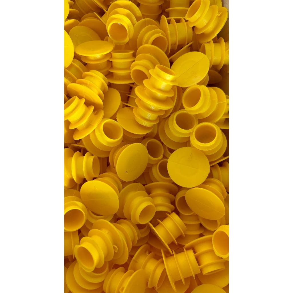 500 UN DE TAMPAS BATOQUE DE PLÁSTICO