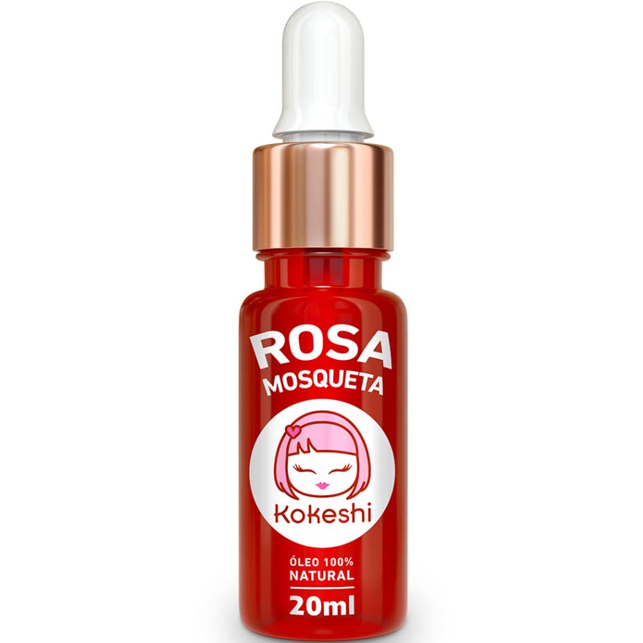 Óleo de Rosa Mosqueta 100% Puro 20 ML - Kokeshi Cosméticos
