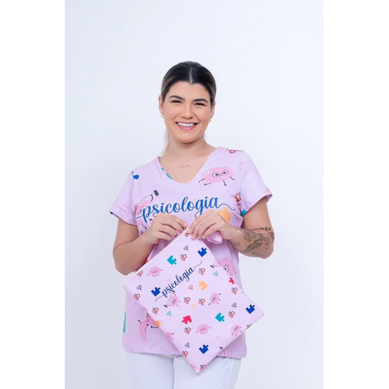 Porta Jaleco Psicologia Bolsa Porta Lapis