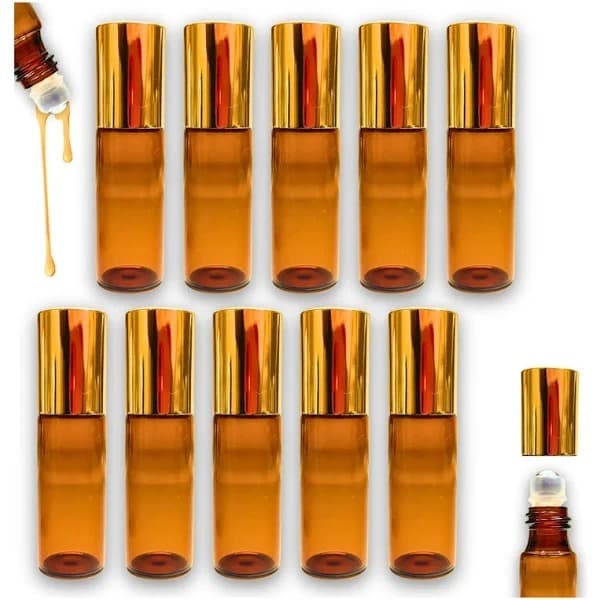 Kit 10 Frasco Rollon Vidro 5ml