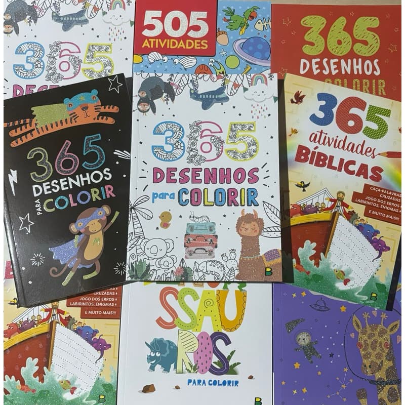 Livros 365 Desenhos para Colorir