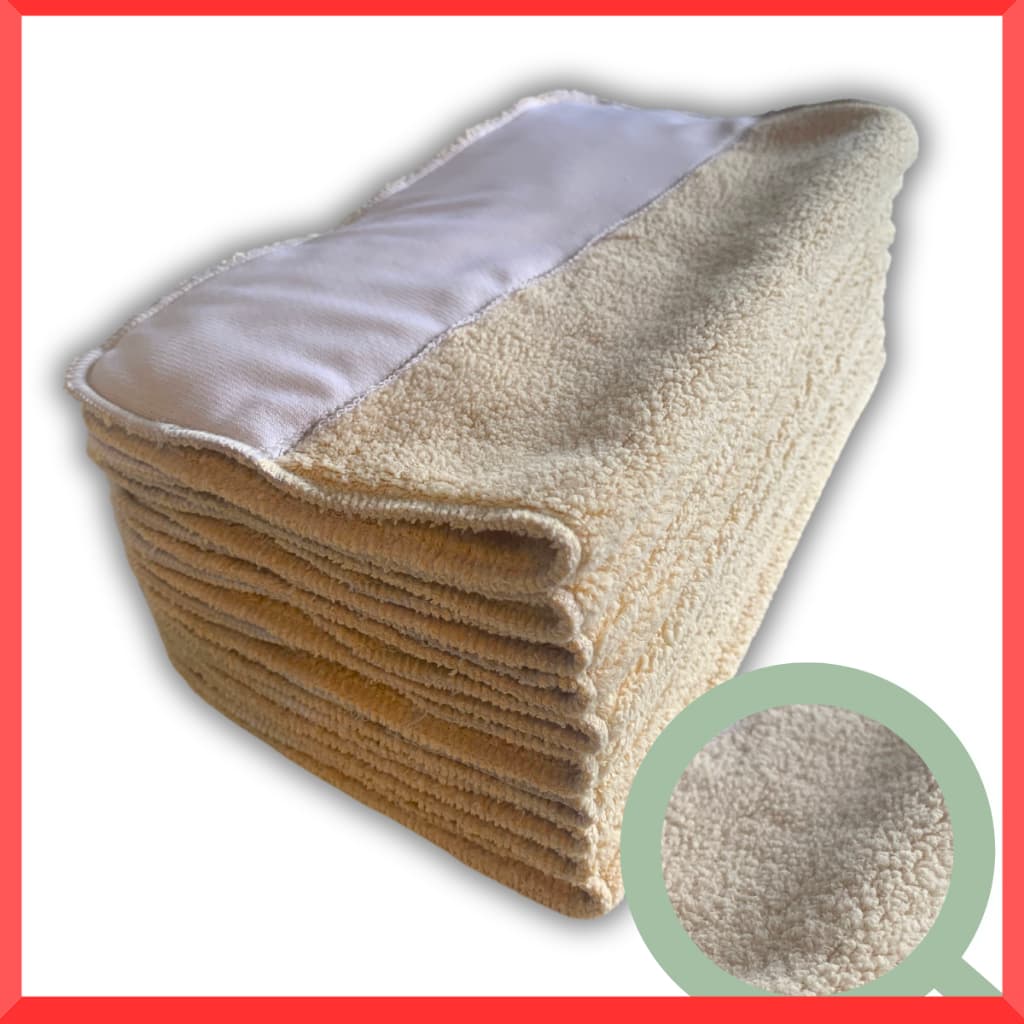 3/5/10 Absorventes Melton 6 Camadas Fralda de Pano Ecológica Lavável