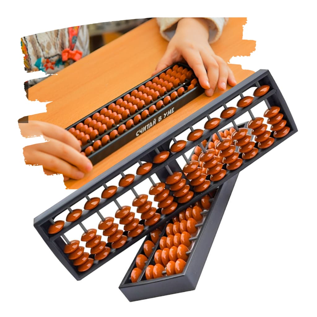 Ábaco Soroban Contador Calculadora Japonês 13 Dígitos