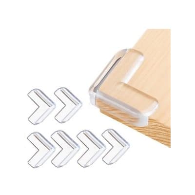 20 Peças Protetor De Quina Silicone Mesa Segurança Para Crianças E Bebes Proteção