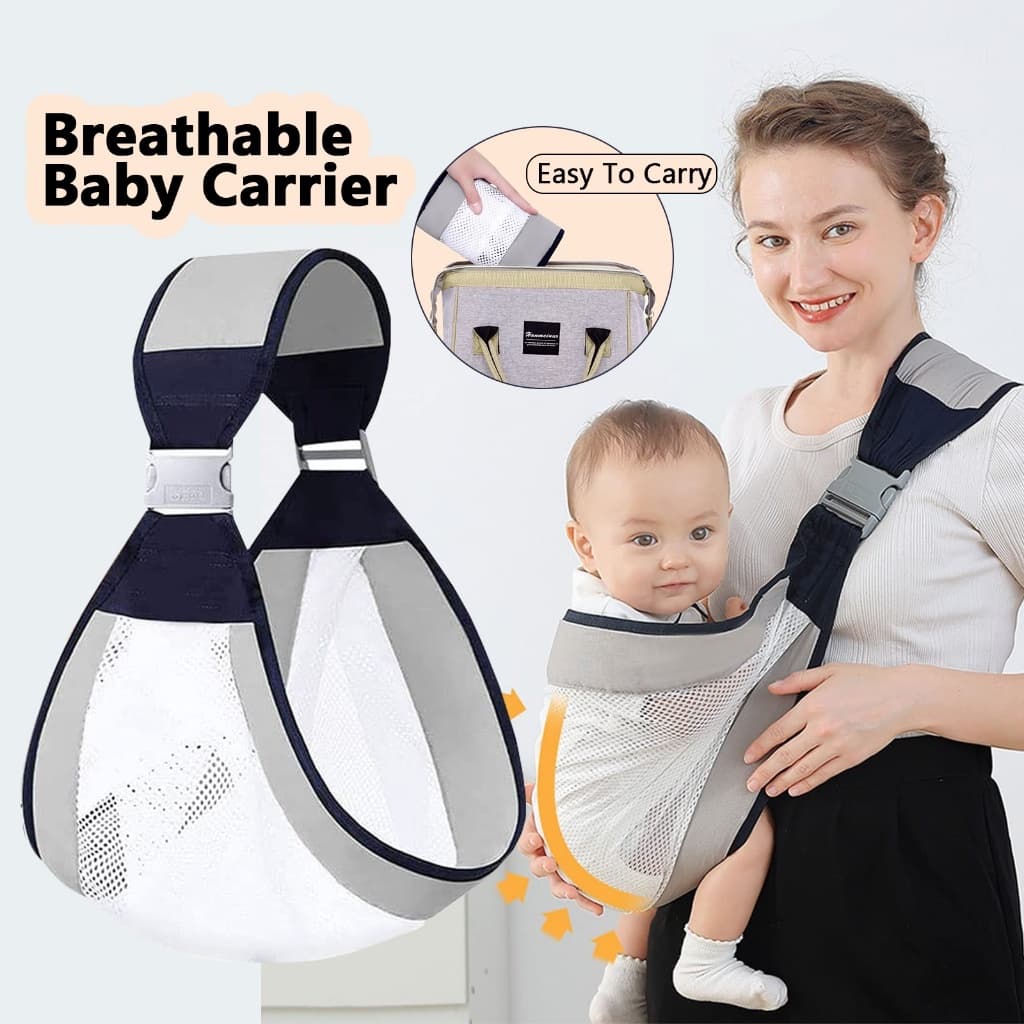 Canguru Envoltório Sling Bebê Um Ombro Ergonômico Portátil Respirável Poliéster Infantil Portador De Viagem Passeio