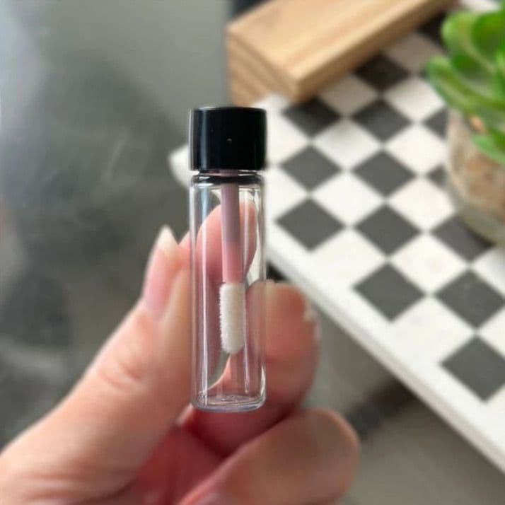Kit 100/20 Mini Frasco de Batom ou Gloss Vazio Lip Tubo balm Repositor Recipiente Cosmético Retoque