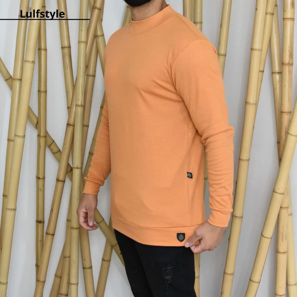 Blusa Suéter Masculino Cacharrel Manga Longa Segunda Pele Slim