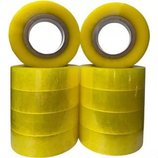 Fita Adesiva Kit Com 10 Rolos com 500m cada Transparente Durex Importado