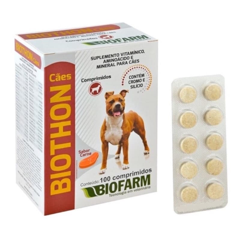 Biothon - suplemento de vitaminas, aminoácidos e minerais - 1 cartela avulso