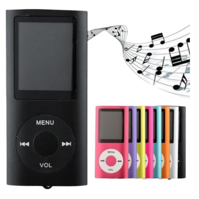 Mp4 Player Multimídia Stereo Rádio Fm Suporta Micro Sd