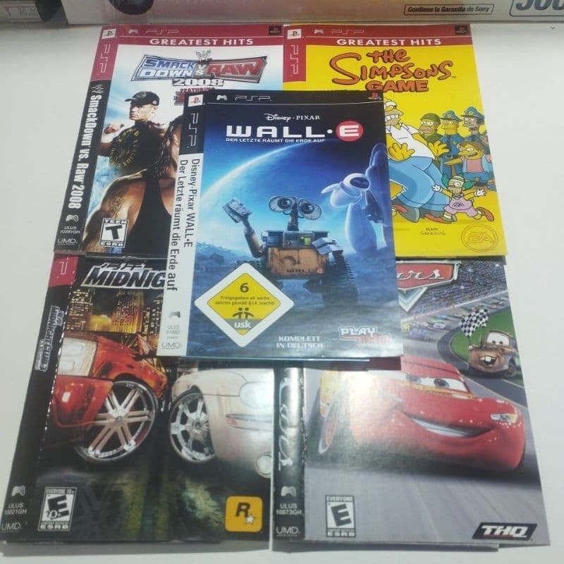 Encarte e Manual Original para jogos de PSP