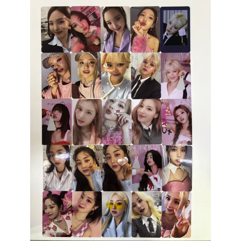 twice formula of love photocard original kpop
