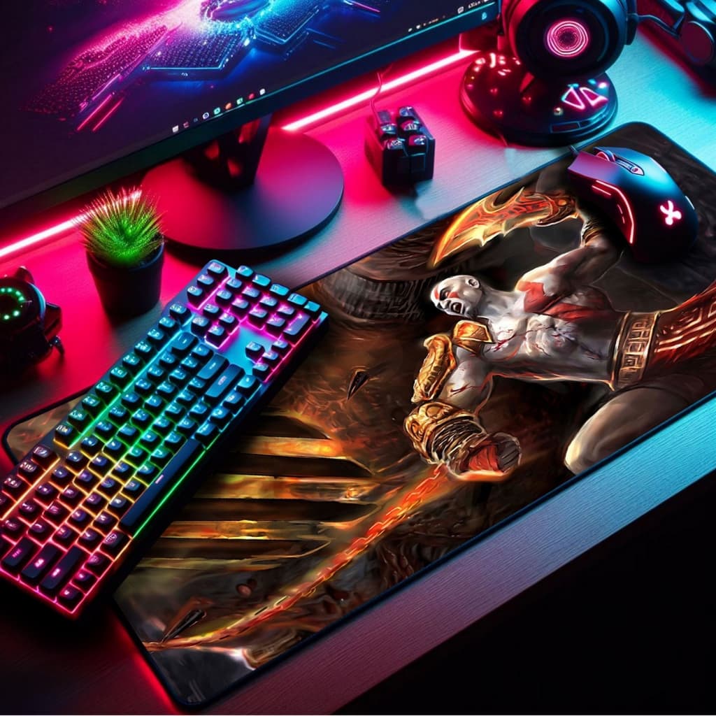 Mouse Pad Gamer Speed Extra Grande 90x40cm Borda Costurada Diversos Modelos